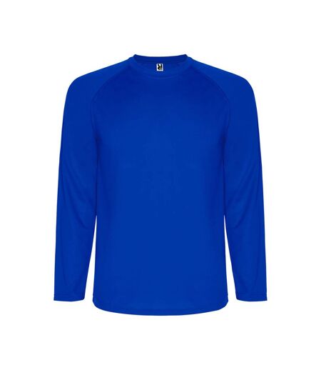 Mens montecarlo long-sleeve sports t-shirt bleu Roly