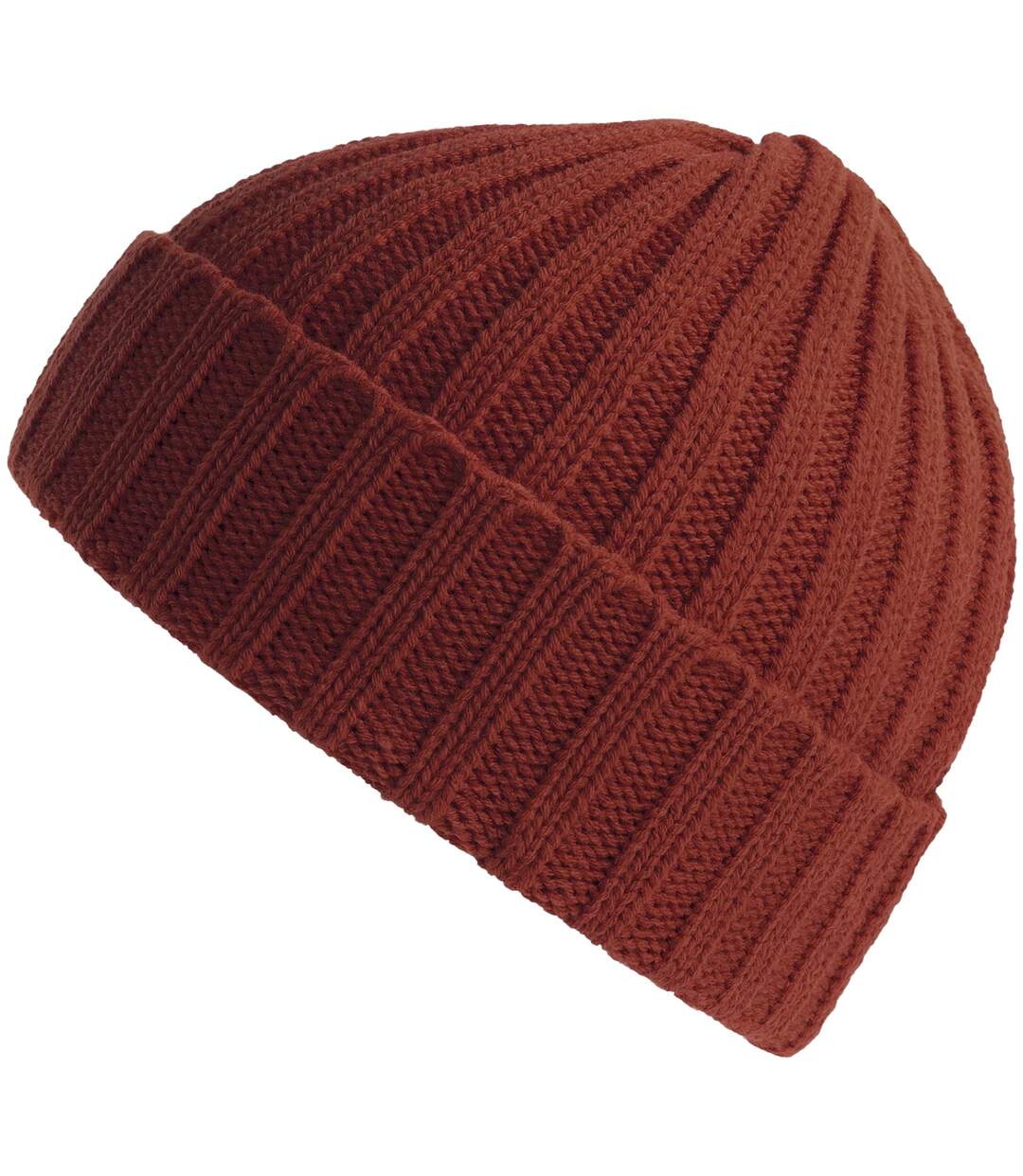 Unisex Adult Shore Chunky Recycled Beanie Rust Atlantis-1