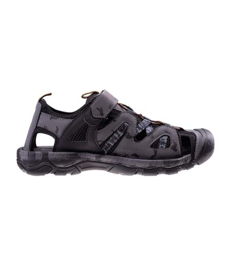 Sandales Lomero Homme Gris Noir Orange Elbrus