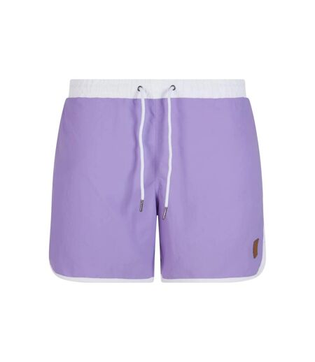 Short De Bain Homme Lavande Blanc Urban Classics
