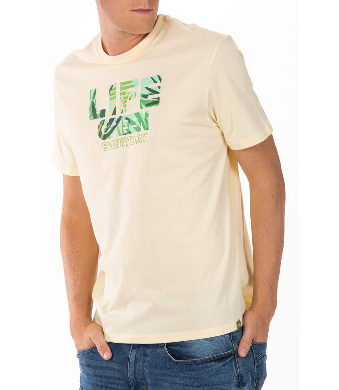 T-shirt coton bio GREENI9 BEIGE