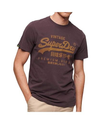 T-shirt Bordeaux Homme Superdry Premium - 3XL