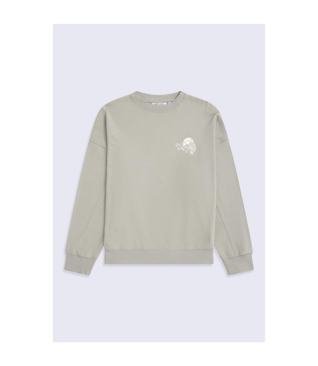 Sweat Motif/style Graphique Dakota Femme Kaki Clair Animal-1