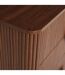 Commode 4 tiroirs effet noyer WANY - Marron-4