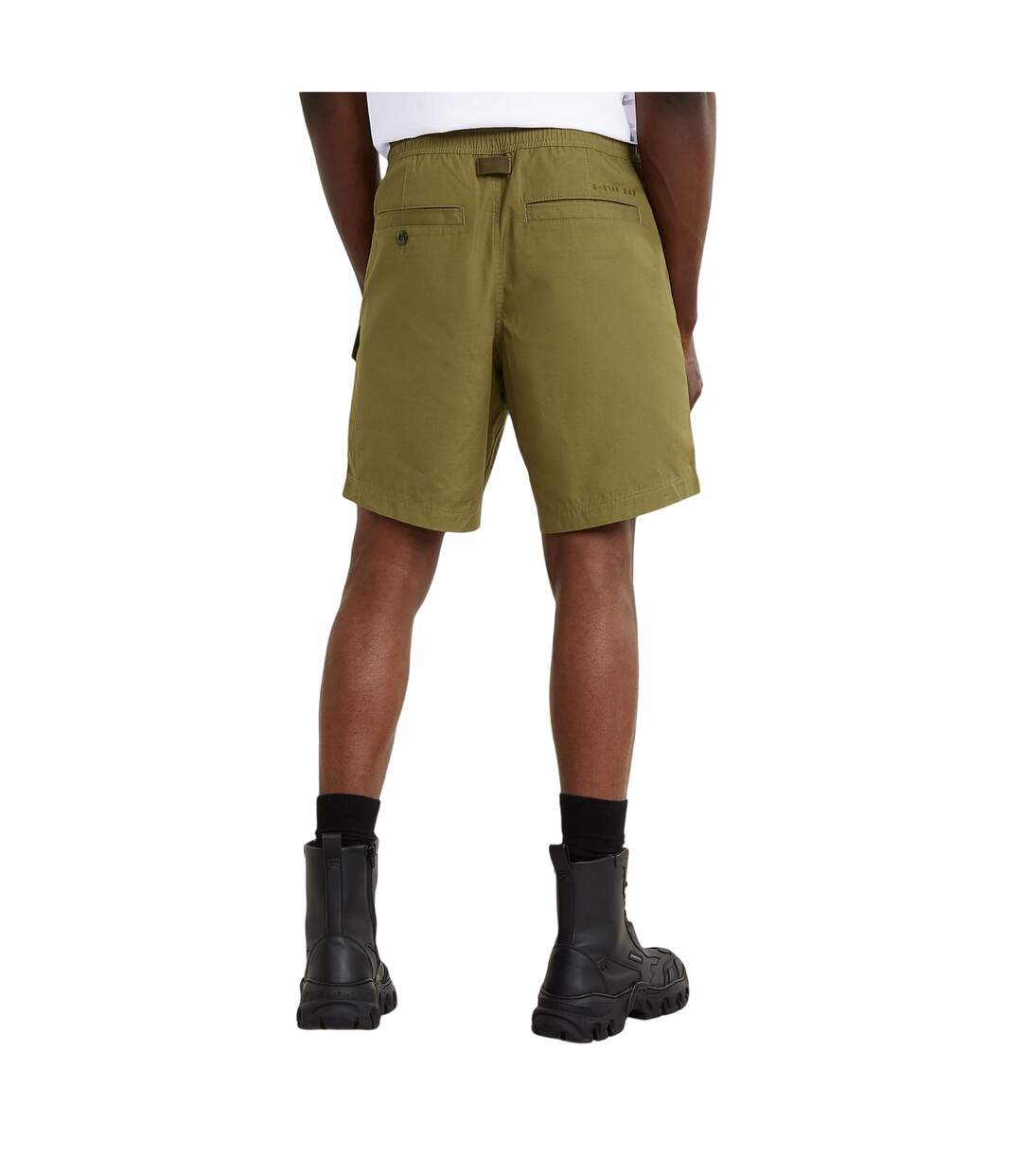 Mens Regular Sports Cargo Shorts Smoke Green G-Star-3