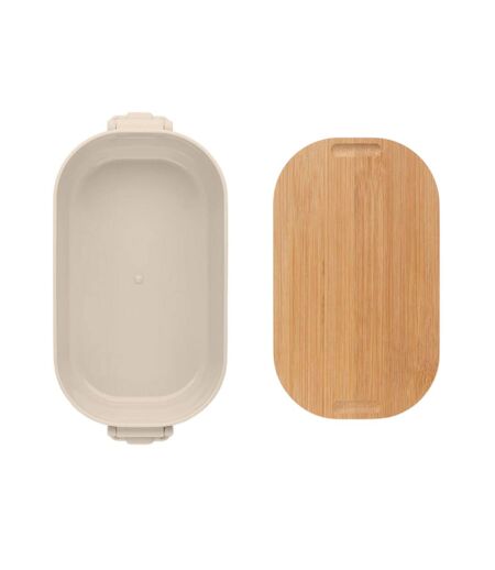 Lekker pp plastic 700ml lunch box one size beige MidOcean