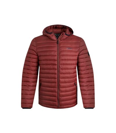 Mens flete lightweight showerproof padded jacket foxberry Weird Fish