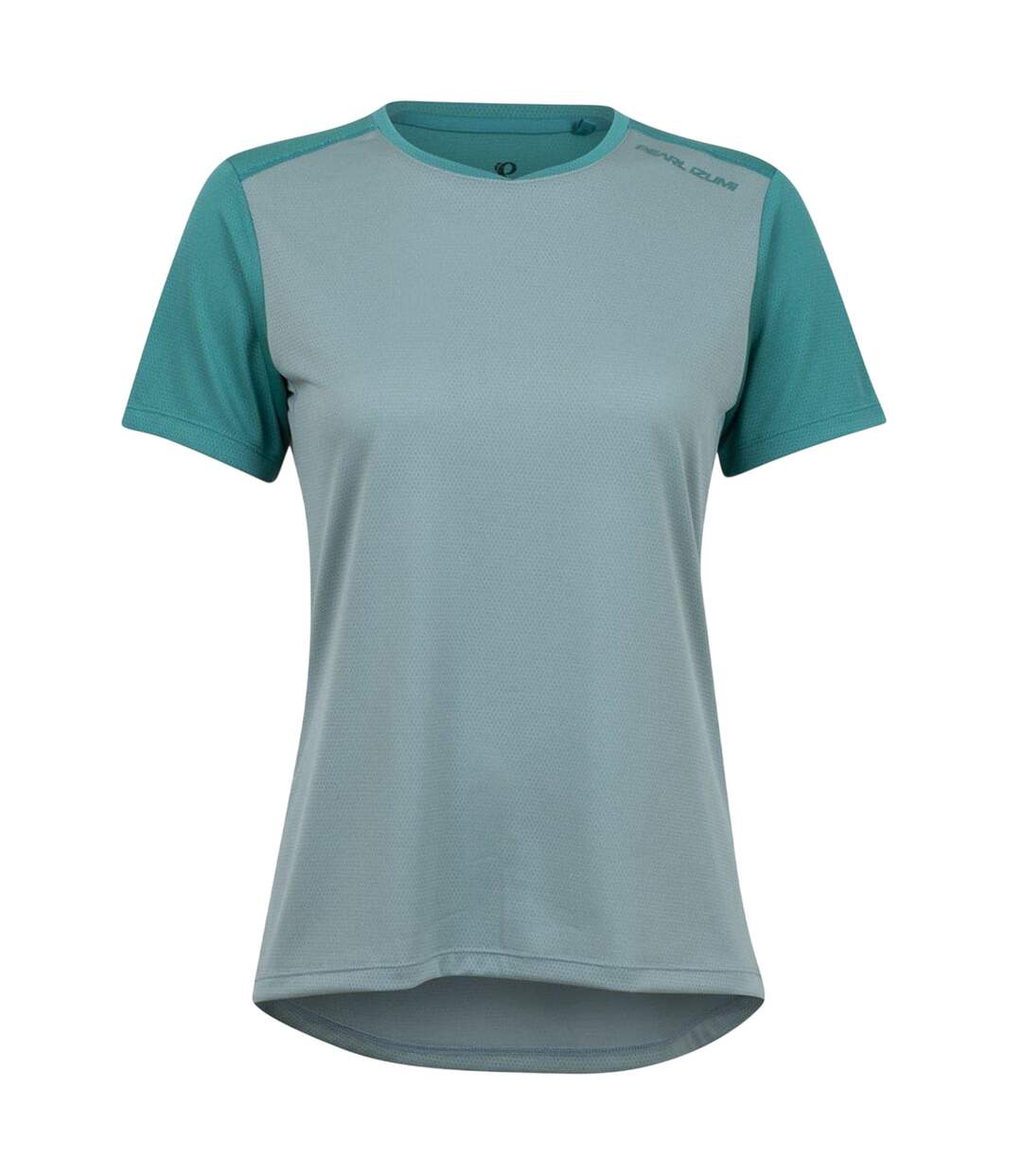 Womens/ladies Summit Colour Block Regular T-shirt Artic Orange Teal Pearl Izumi-1