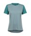 Womens/ladies Summit Colour Block Regular T-shirt Artic Orange Teal Pearl Izumi-1