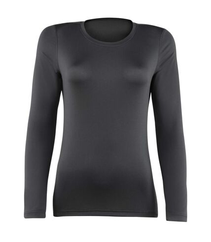 Rhino Womens/Ladies Sports Baselayer Long Sleeve (Pack of 2) (Black) - UTRW7018