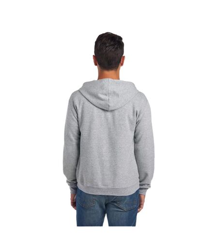 Unisex Adult Nublend Full Zip Hoodie Athletic Heather Jerzees