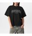 T-shirt Femme Noir Délavé 4th & Reckless-3