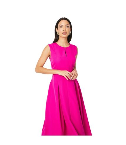 Robe mi-longue femme rose Principles