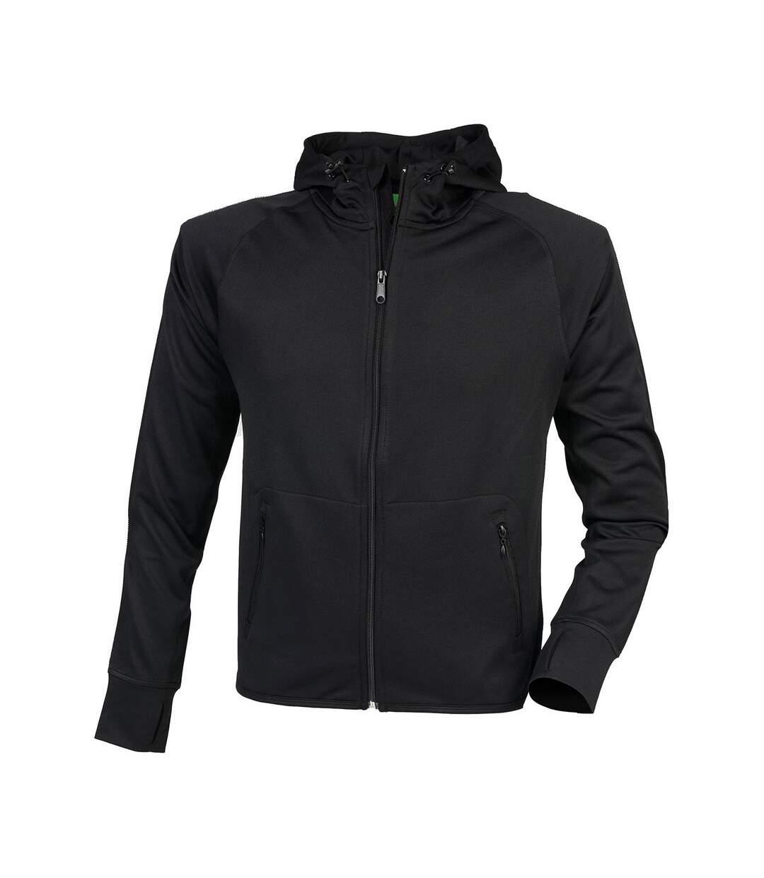 Sweat à capuche homme noir Tombo-1