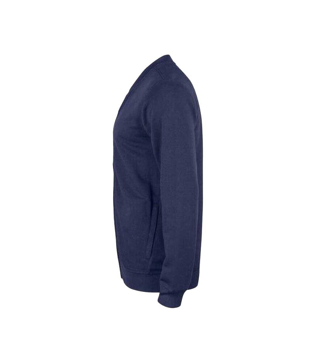 Unisex Adult Premium Organic Cotton Cardigan Dark Navy Clique-3