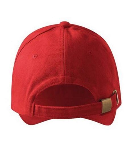 Casquette De Baseball Motif/style 6 Panneaux Rouge Malfini