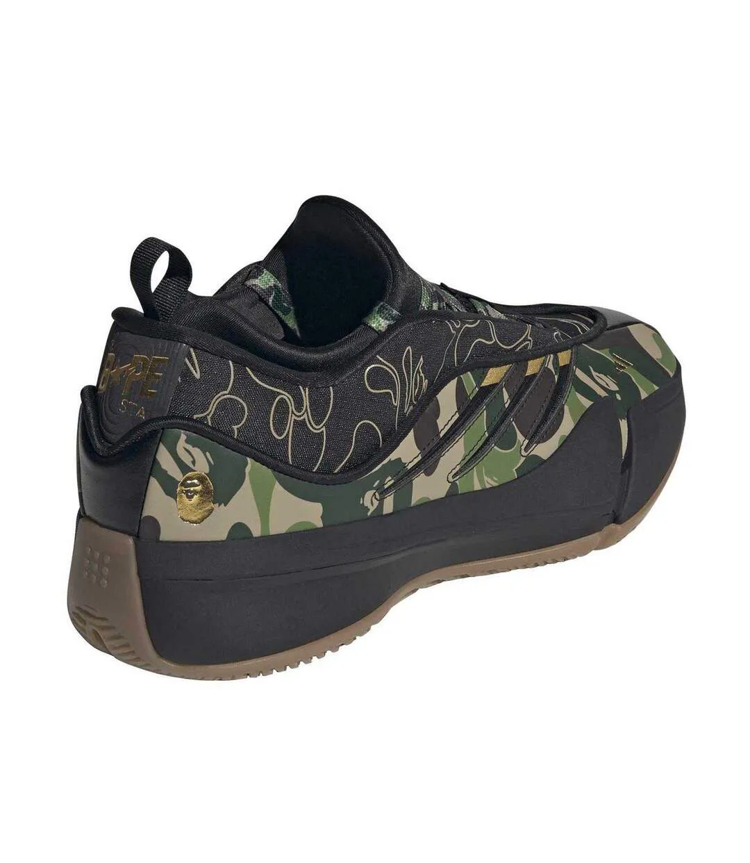 Baskets Motif/style Camouflage Dame Homme Noir Adidas-2