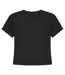 Womens/ladies Heart Frame Crop Top Charcoal Amy Winehouse-2