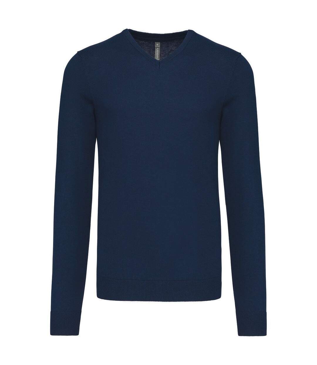 Pull col V homme - K965 - bleu marine