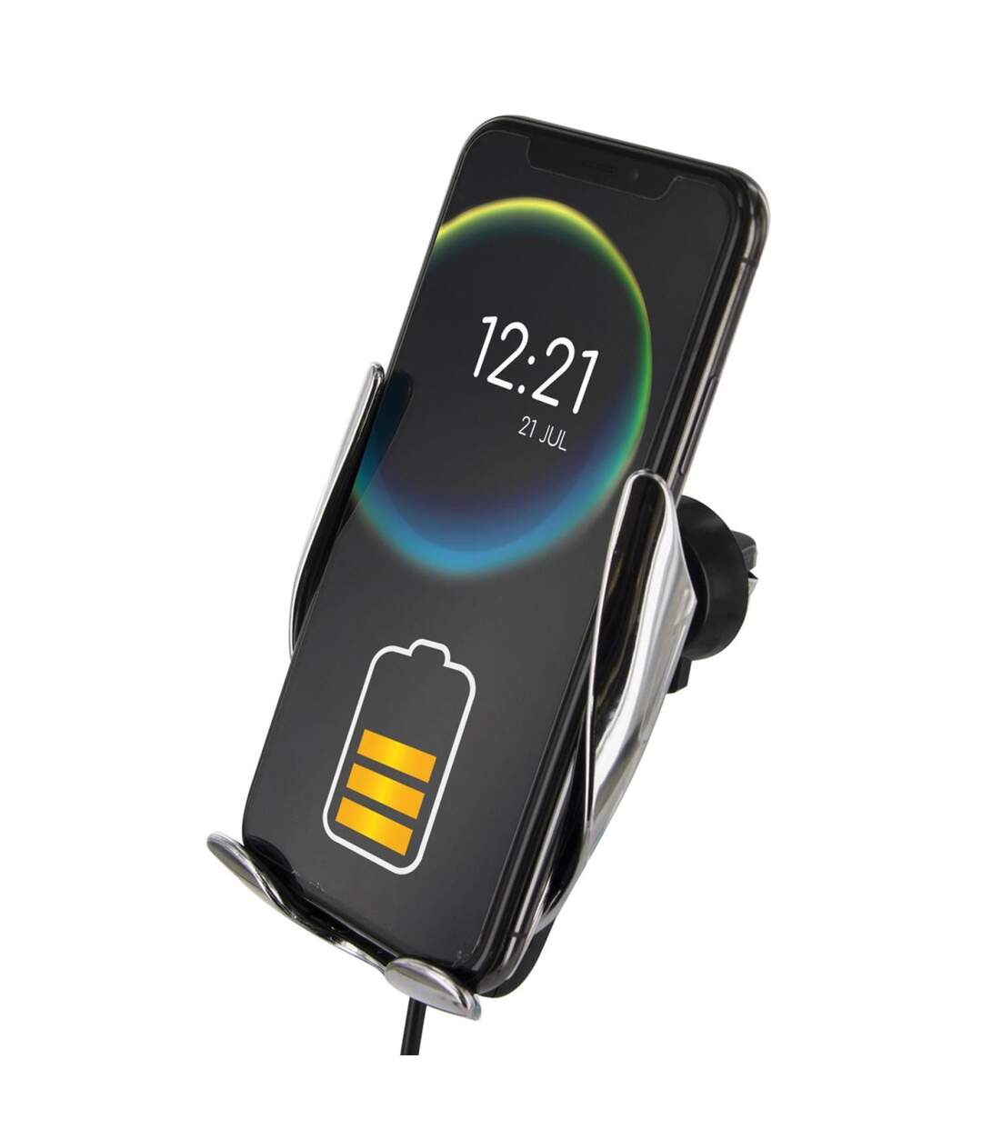 Support Smartphone Chargeur Induction 12cm Noir-2