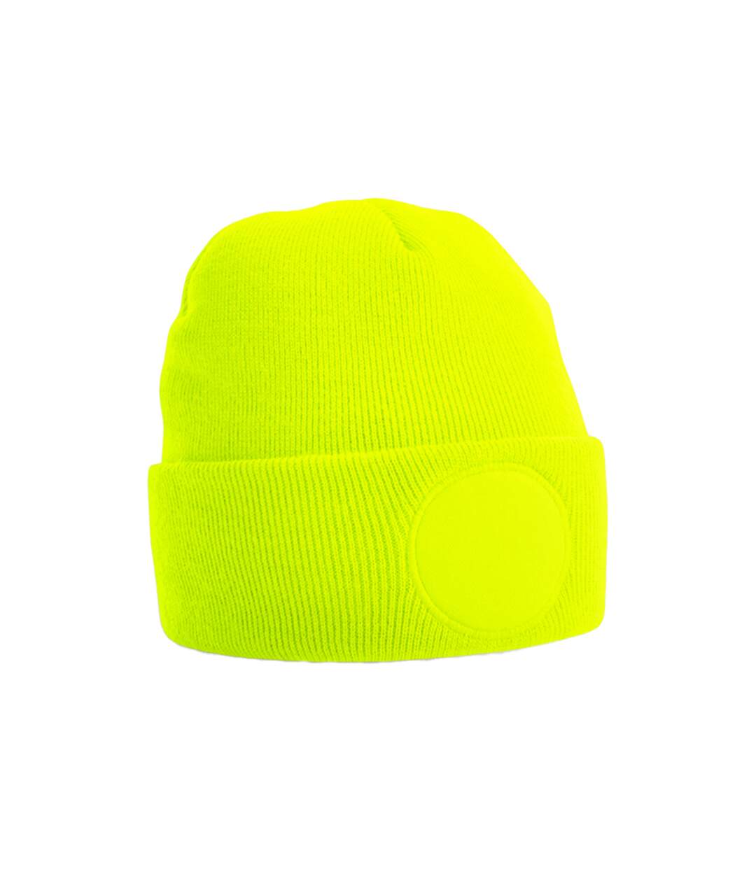 Bonnet Jaune Fluo Beechfield-1