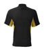 Polo À Manches Courtes Homme Noir Jaune Blanc GAMEGEAR-2