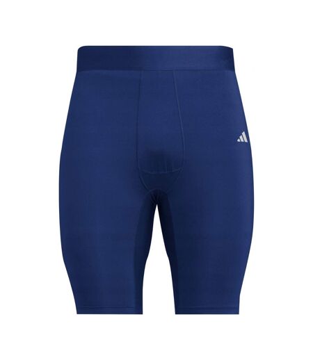 Short De Compression Techfit Homme Bleu Marine Adidas