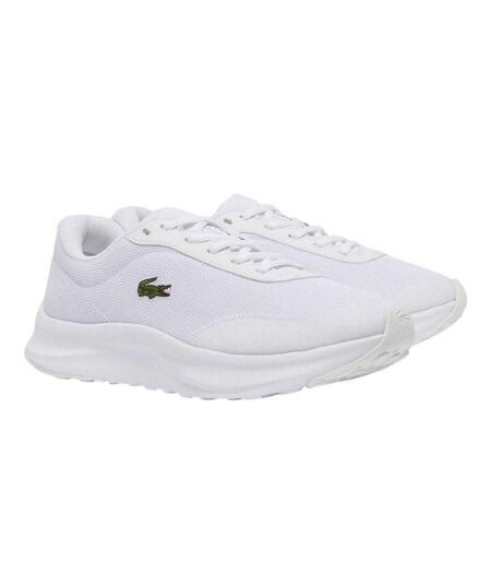 Mens Neo Runbase Mesh Cushioned Trainers White Lacoste
