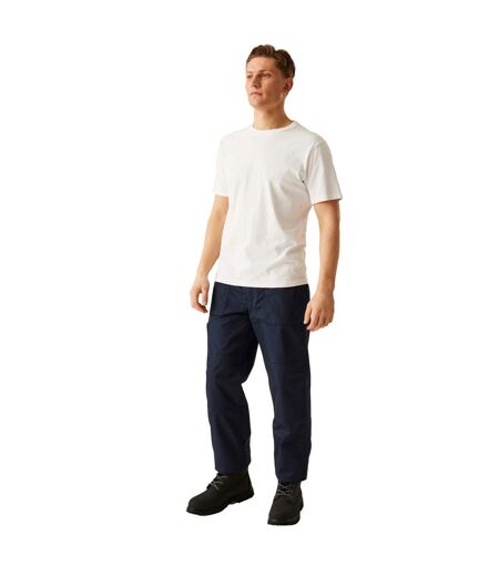 Pantalon De Travail, Coupe Courte Homme Bleu Marine Regatta