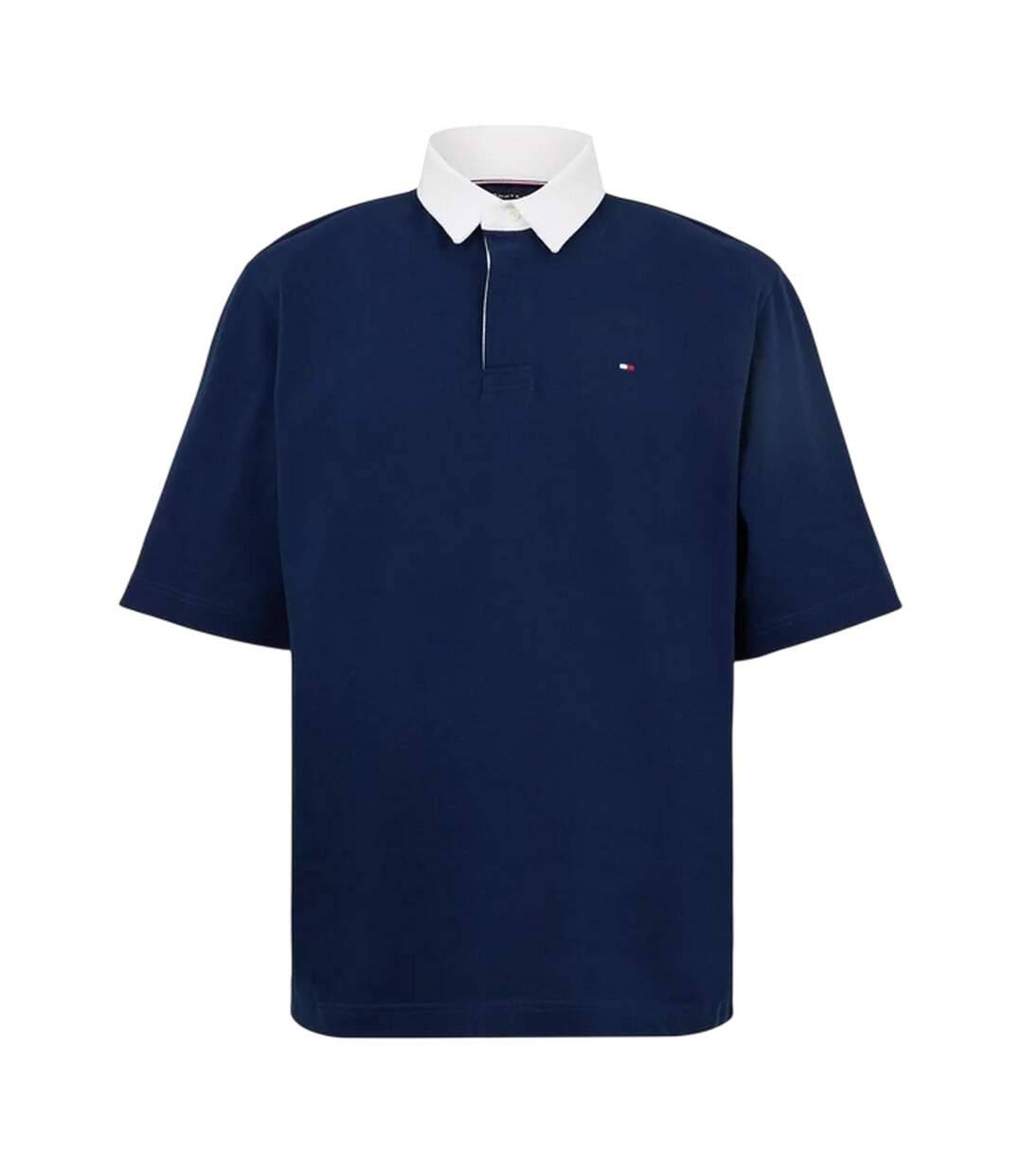 Polo Manches Courtes Motif/style Drapeau Homme Bleu Marine Tommy Hilfiger-2