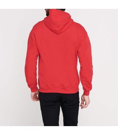 Mens Logo Drawstring Hoodie Red LA Galaxy