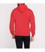 Mens Logo Drawstring Hoodie Red LA Galaxy-3