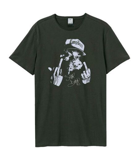 T-shirt Motif/style Snoop Dogg Big Smoke Adulte Charbon Amplified