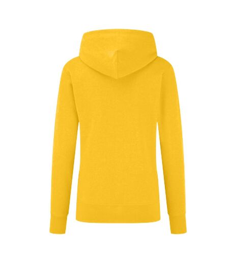 Fruit of the Loom Classic Lady Fit Hooded Sweatshirt (Sunflower)