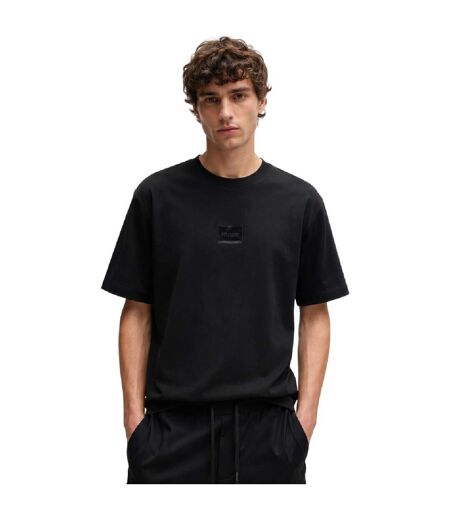 T-shirt Manches Courtes Motif/style Logo Homme Noir Hugo