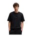 T-shirt Manches Courtes Motif/style Logo Homme Noir Hugo-4