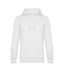 Sweat à capuche king homme blanc B&C-1