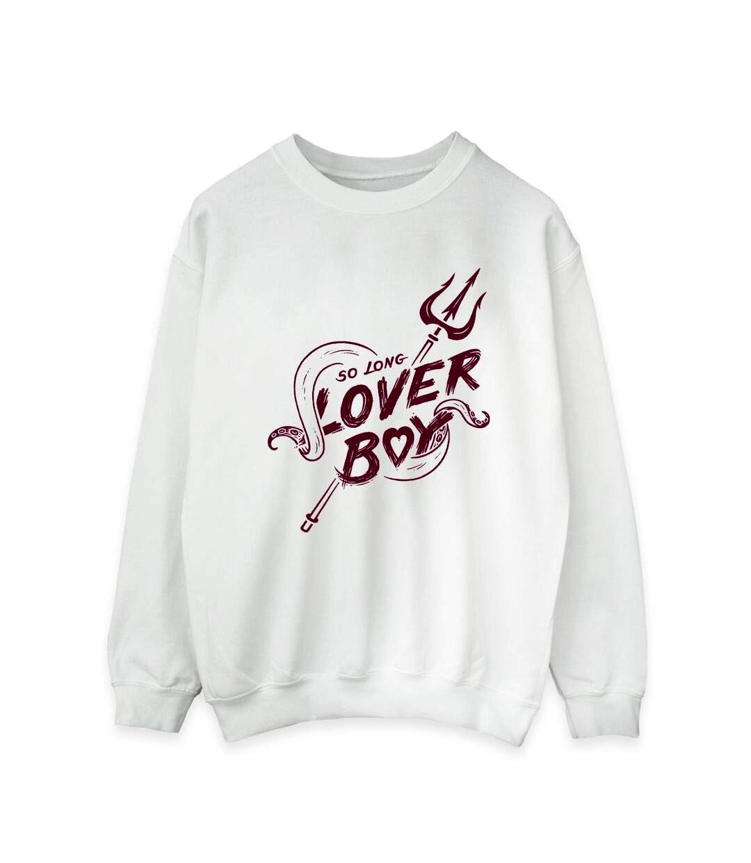 Disney Sweatshirt Femmes/Dames Villains Ursula Lover Boy (Blanc) - UTBI42357-1