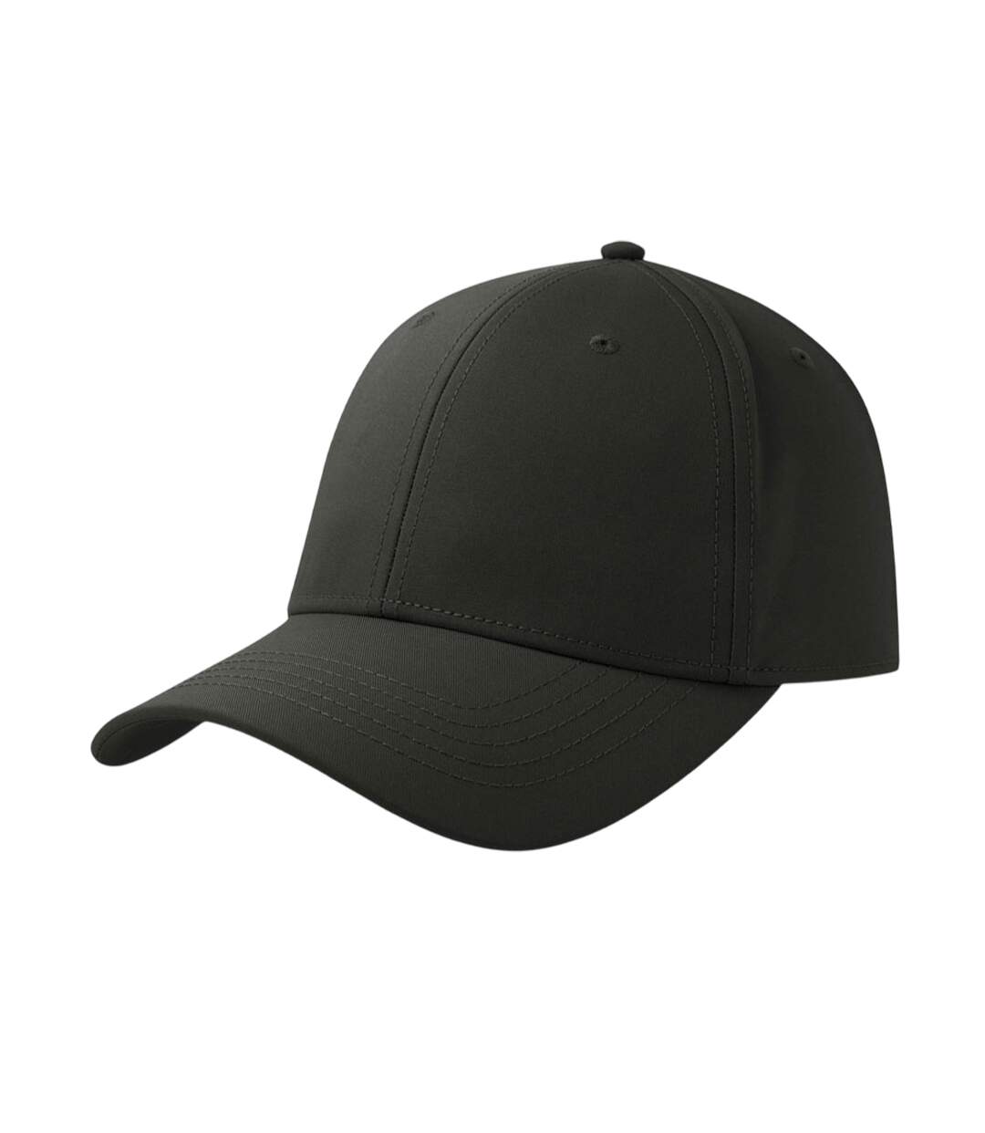Casquette De Baseball Pitch Noir Atlantis Headwear-1