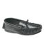 Mokkers Mens Gordon Softie Leather Moccasin Slippers (Black) - UTDF809