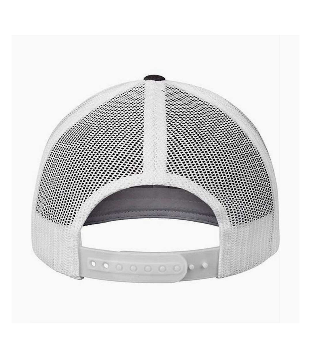 Casquette trucker adulte gris / blanc Flexfit-2