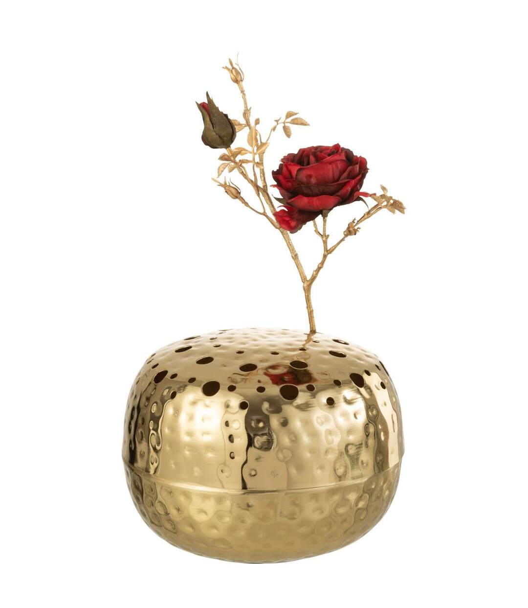 Vase Boule Ajouré Mandy 23cm Or-3