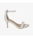 Womens/ladies tasha barely there stiletto heel sandals white Dorothy Perkins