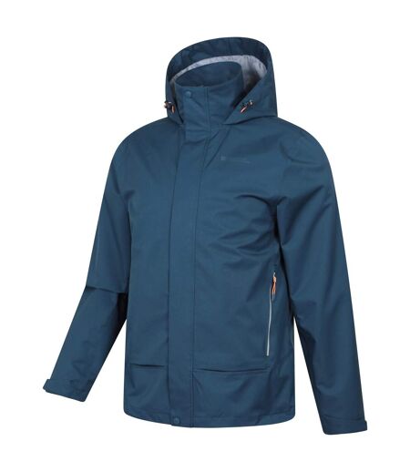 Mens shale waterproof jacket dark blue Mountain Warehouse