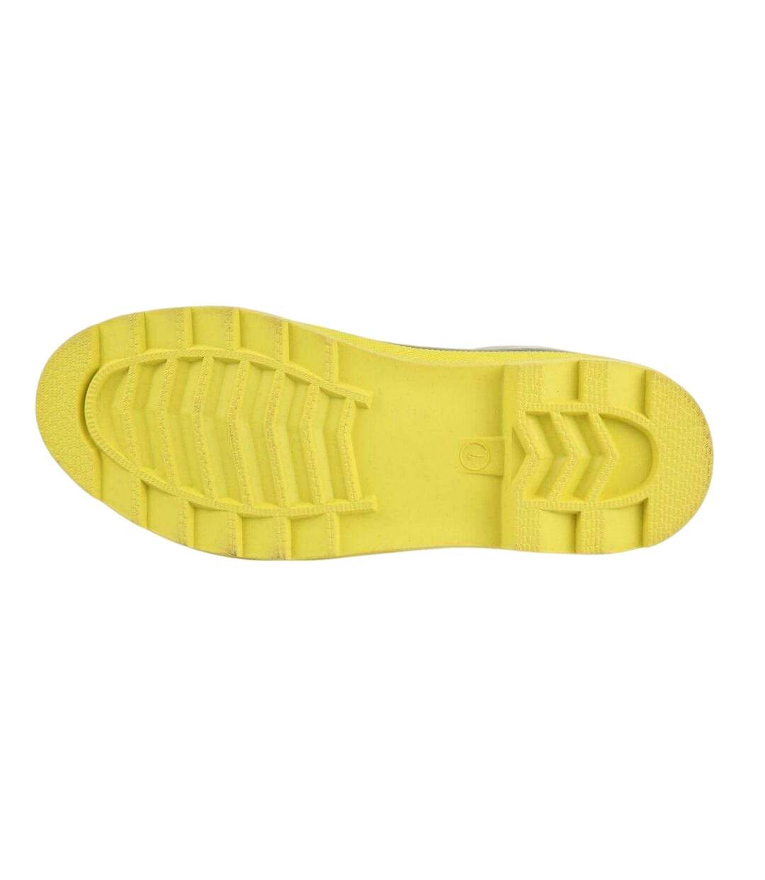 Bottes De Pluie Motif/style Imprimé Feuille Orla Kiely Femme Noir Jaune Imprimé Regatta-4
