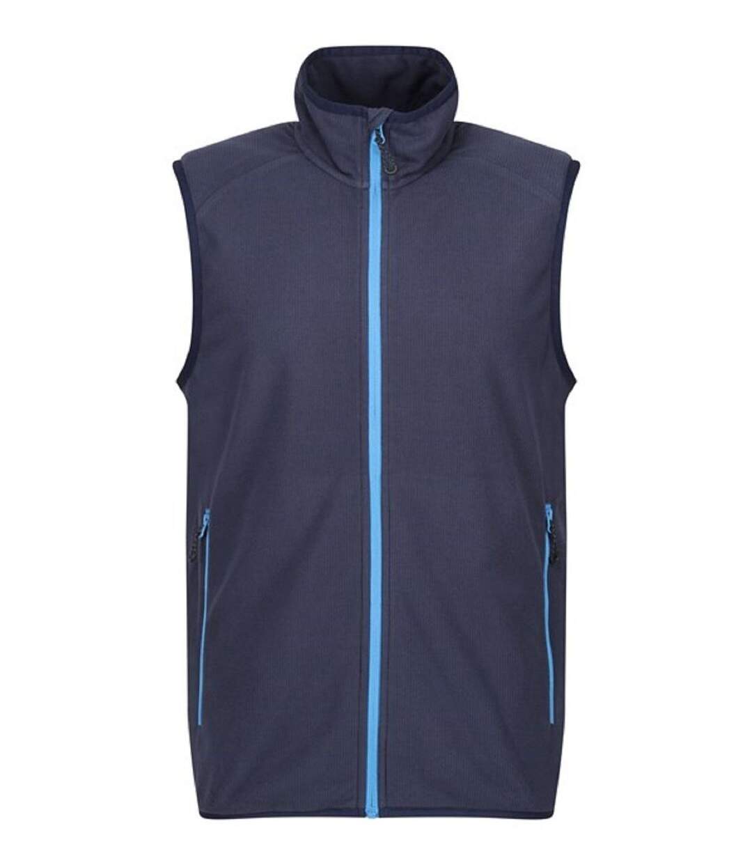 Gilet sans manches polaire - Homme - TRF695 - bleu marine et bleu clair