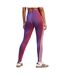 Legging violet/rose femme adidas rasant-2