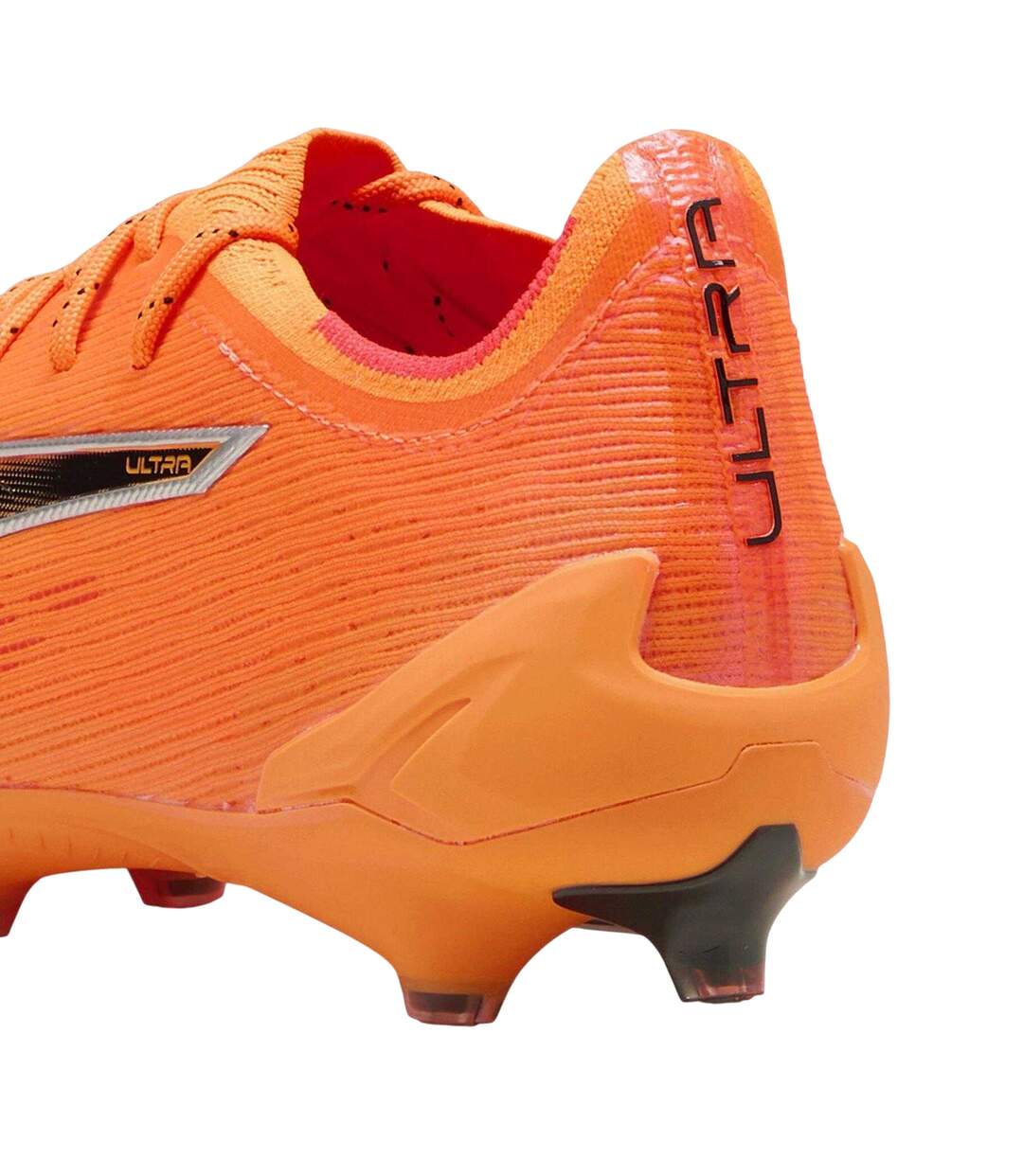 Womens/ladies Ultra 5 Ultimate Brilliance Elite Firm Ground Football Boots Orange Black Puma-2