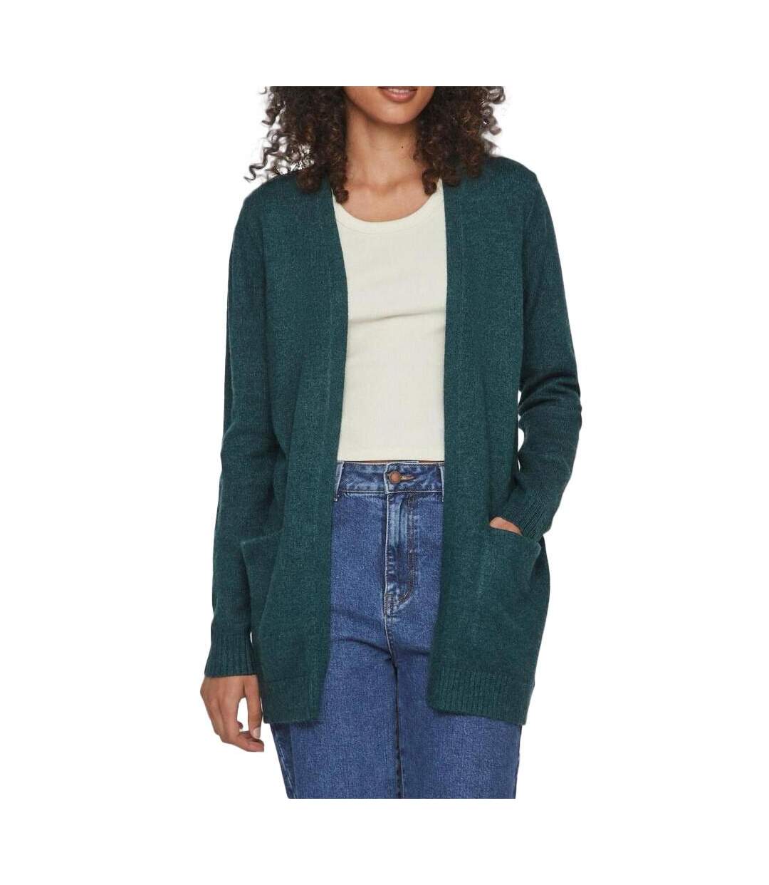 Gilet vert femme vila 441-1