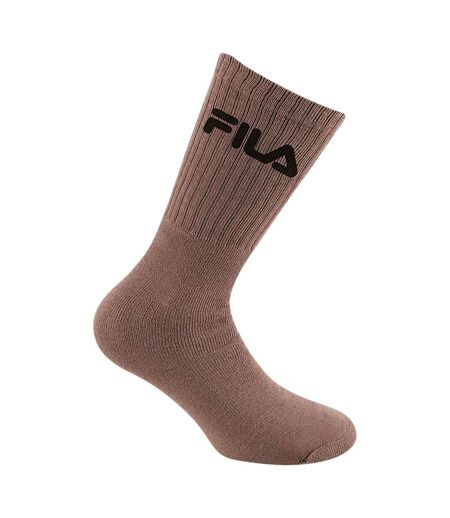Lot de 6 paires de chaussette Tennis homme Mocha Mousse Fila